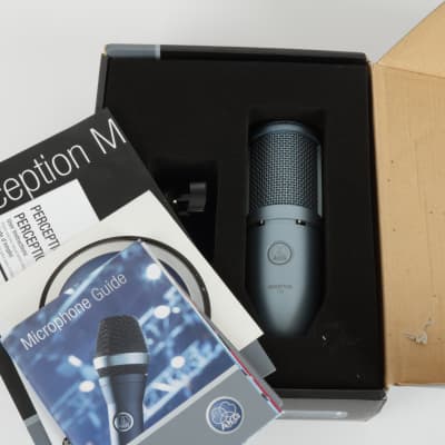 AKG Perception 120 Medium Diaphragm Cardioid Condenser Microphone 2000s - Light Blue - MINT! image 5