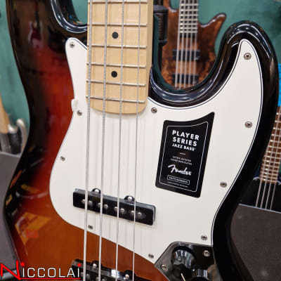 Fender Player Jazz Bass 3-C Sunburst, Maple image 4