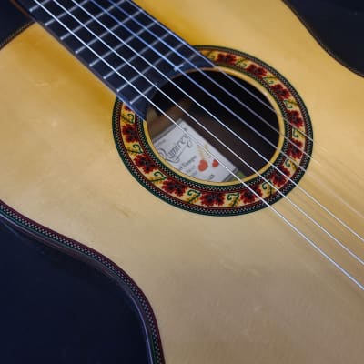 Jose Ramirez Spruce Guitarra del Tiempo Studio Classical Nylon String Guitar w/ Logo'd Hard Case image 12
