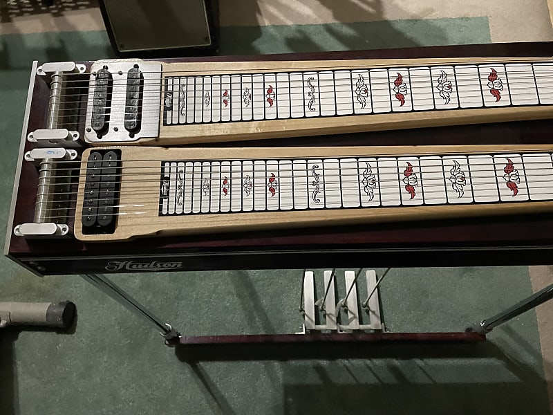 Hudson Double Neck Pedal Steel 8 str. each neck, open E and C6 Fender style and sound image 1