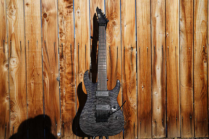 ESP LTD SIGNATURE SERIES BUZ-7 - See Thru Black 7-String