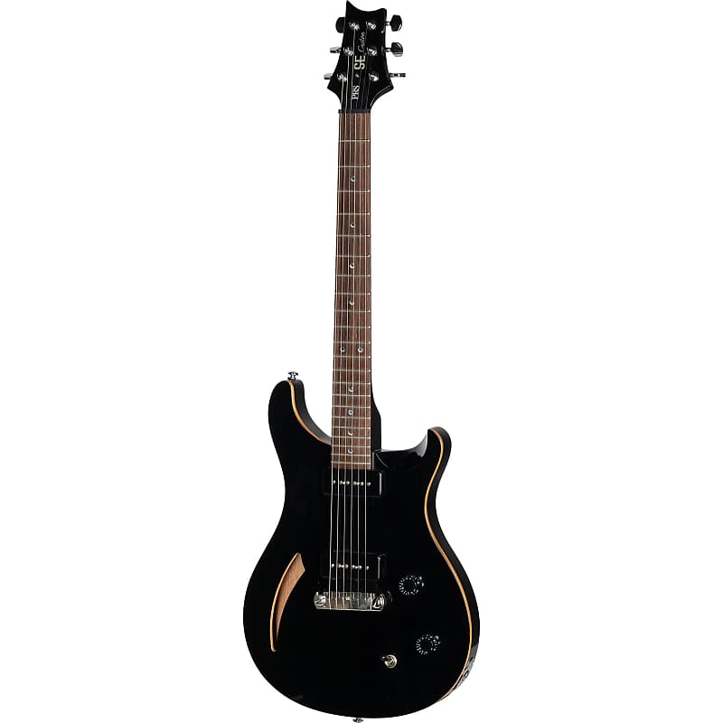 prs se custom22 semi-hollow エレキギター ブラック P.R.S. SE Custom 22 Semi-Hollow (Black Gold Burst) SN