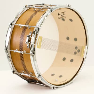 TreeHouse Custom Drums 7x14 6-ply Maple Snare Drum with Celtic Knotwork image 6