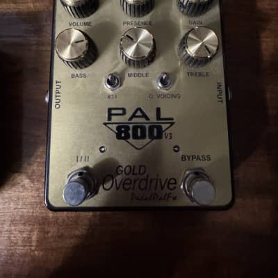 Reverb.com listing, price, conditions, and images for pedalpalfx-800-gold-overdrive-v3