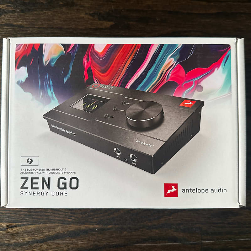 Zen Go Synergy Core, Audio Interface, 4x8 Bus-Powered USB-C Interface For  Recording Music, with Onboard Real-Time Audio Recording Effects, USB