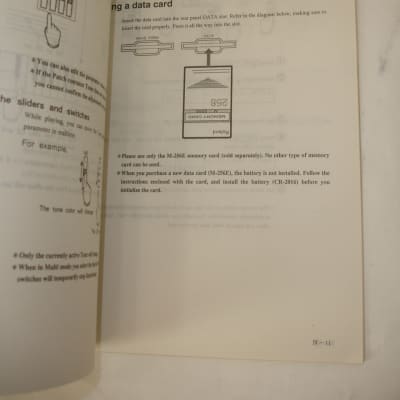 Roland JD-800 Owner's Manual I User's Guide & Manual II Reference Guide Books image 4