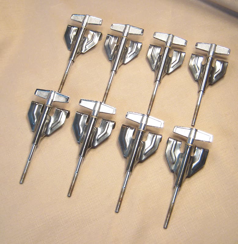 Tama T Rods and Claws for Bass Drum Set of 8 Japan era Lot Reverb