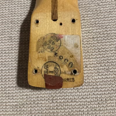 Fender Mustang Guitar with Maple Fretboard 1975 - 1978 - Blonde image 8
