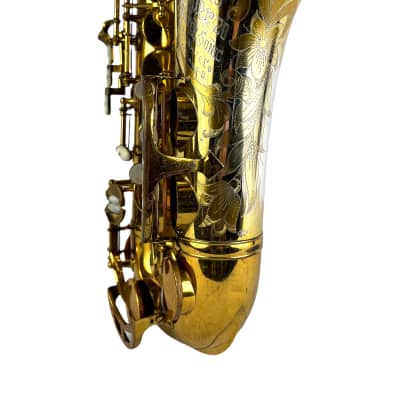 King Super 20 Silver Sonic Full Pearl Gold Plate Inlay Alto Saxophone HOLY GRAIL image 11