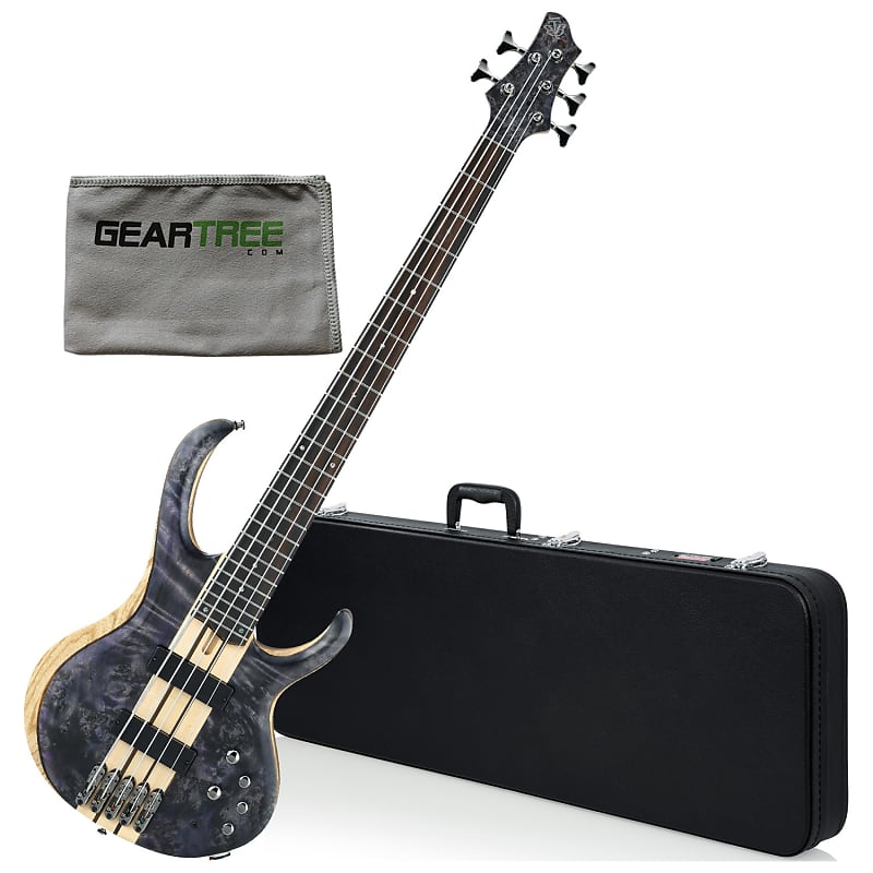 美品 Ibanez BTB845-DTL SPOTモデル 5弦 エレキベース Ibanez BTB845 BTB Standard 5-String Bass Guitar, Cerulean