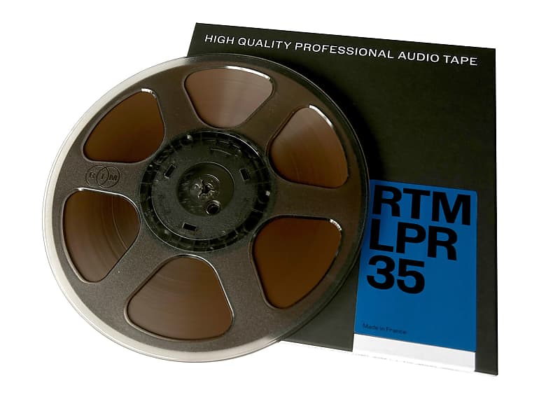 RTM LPR35 1/4 1100m Reel to Reel Recording Tape 10.5 Plastic Reel