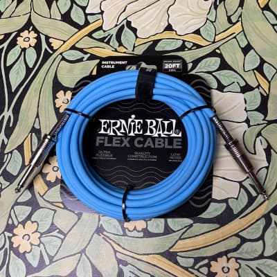 Ernie Ball Flex Instrument Cables-10ft Pink image 10