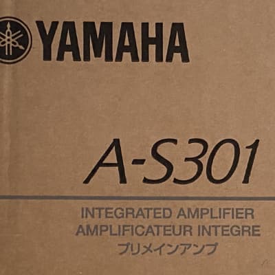Yamaha A-S301 Stereo Integrated Amplifier Black image 3