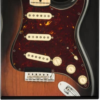 Fender Pre-Wired Strat Pickguard, Original 57/'62 SSS, Tortoise Shell 11 Hole PG image 5