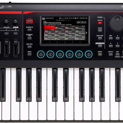Roland Fantom-07 76-Key Synthesizer Workstation Keyboard, Black