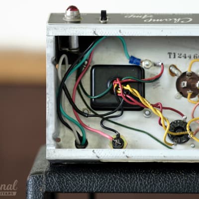Serviced 1966 Fender Champ Amplifier with circuit diagram image 23