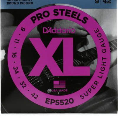 D'Addario Pro Steel Super Light EPS520 9-42 image 1