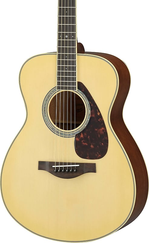 Yamaha LS6M ARE Small Body Concert Acoustic-Electric Guitar, Natural image 1