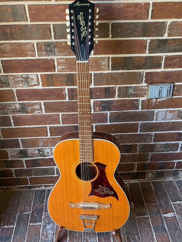 Harmony 12-String 1960s Natural | Reverb