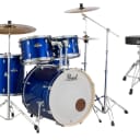 Pearl Export High Voltage Blue 22x18/10x7/12x8/16x16/14x5.5 Drums +Cymbals & Hardware Pack & Throne