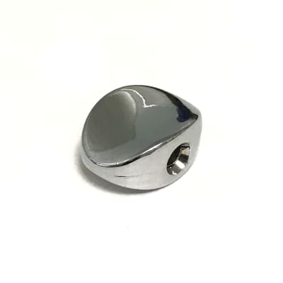 Guitar Tuner Button Small Oval Chrome for Gotoh SG381 image 2