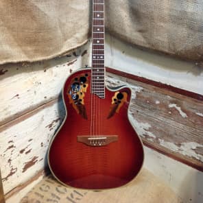 Ovation CC257 Celebrity Deluxe Acoustic-Electric Guitar | Reverb