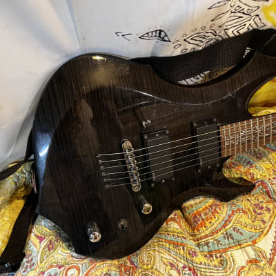 ESP LTD F-400 FM Electric Guitar Active EMG Pickups image 2