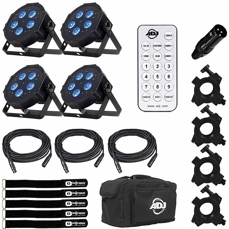 DJ機材 ELIMINATOR Mega Flat Hex L PAK4 Eliminator Lighting Mega Flat Hex L PAK4 (MEG400)