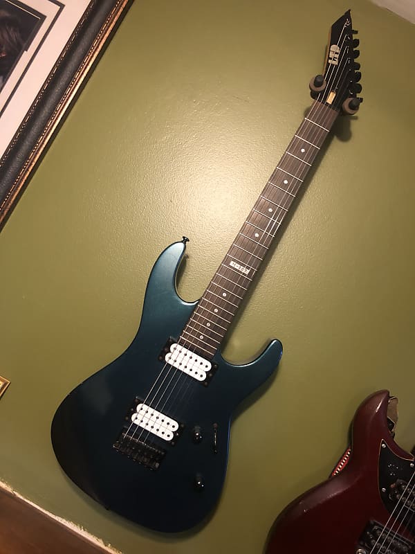 Esp Ltd M 107 2002 Metallic Blue Reverb