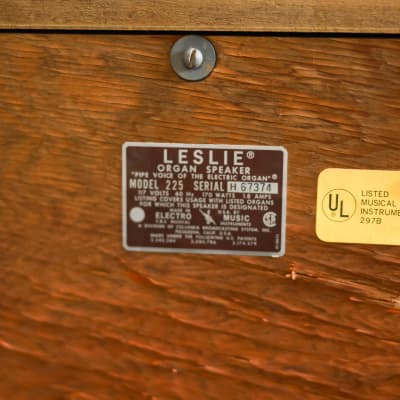 Leslie Model 225 Rotating Speaker Cabinet 60's-70's - Laquer | Reverb