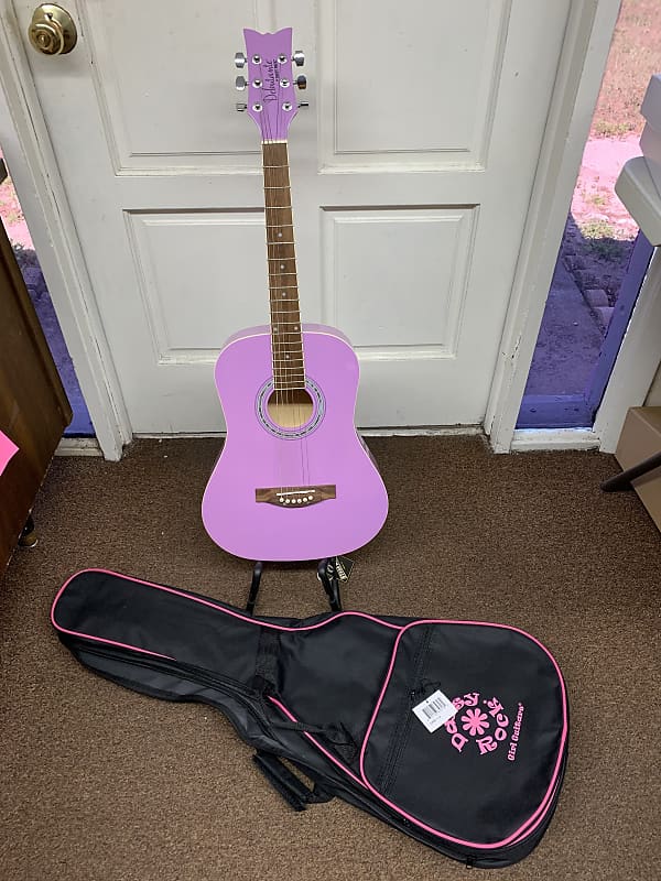 DAISY ROCK Debutante Junior Miss 3/4 size acoustic GUITAR w/ Gig Bag Popsicle Purple Local Pickup image 1