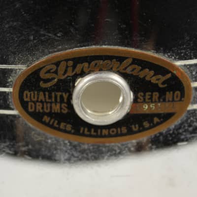 Slingerland Sound King Gene Krupa 8 Lug Chrome Snare Drum 5" x 14" image 8