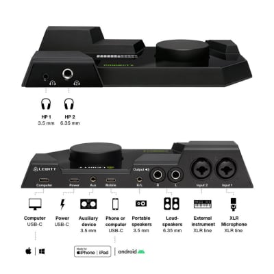 Lewitt CONNECT6 DSP Powered Dual USB-C Audio Interface image 4