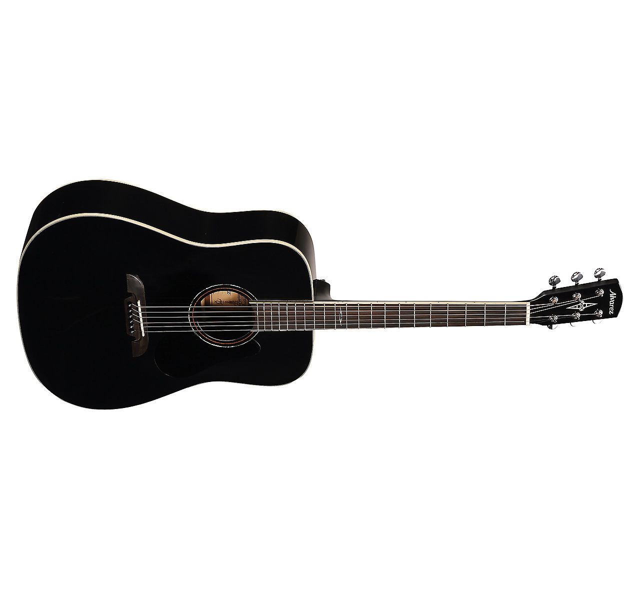 Black alvarez acoustic on sale guitar
