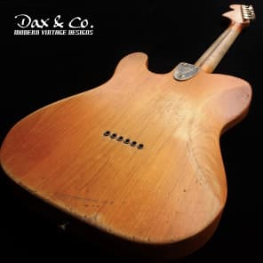 Fender Telecaster Deluxe '72 Re-issue Dax&Co. Relic! Vintage Natural Butterscotch W/ Hard Case! image 2