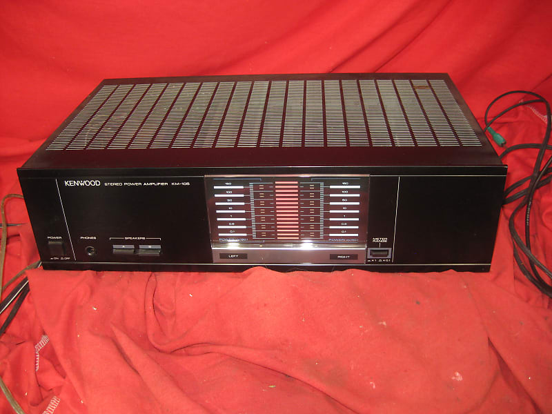Kenwood KM-105 Stereo Power Amplifier | Reverb