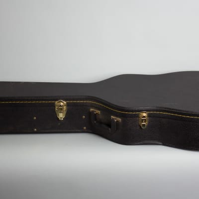 Vega  Profundo Flat Top Acoustic Guitar (1940s), ser. #39840, black hard shell case. image 11