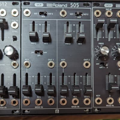 Roland System-500 Eurorack Synthesizer Complete Set 2016 - Present - Black image 6