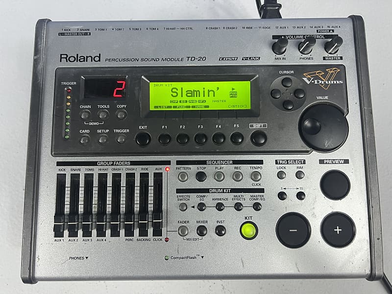 美品 Roland TD-20 音源 モジュール ローランド 電子ドラム - 楽器/器材