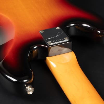 2010 Fender USA Jaco Pastorius Artist Series Signature Fretless Jazz Bass RW - 3-Color Sunburst | OHSC image 16
