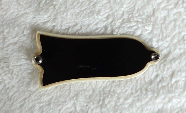 Vintage 1962 Gibson Wide Border Truss Rod Cover w/Screws for 1960-1964 SGs, ES Guitars image 1