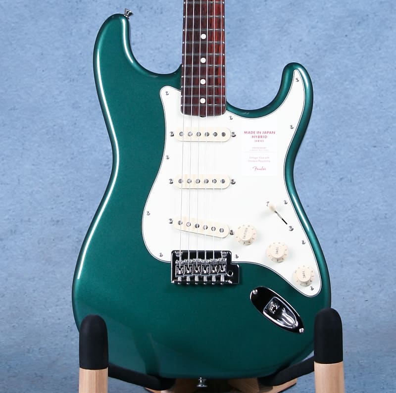 ギター Fender Hybrid 60s Stratocaster 2020 Fender Hybrid 60's Stratocaster made in Japan -Surf Green