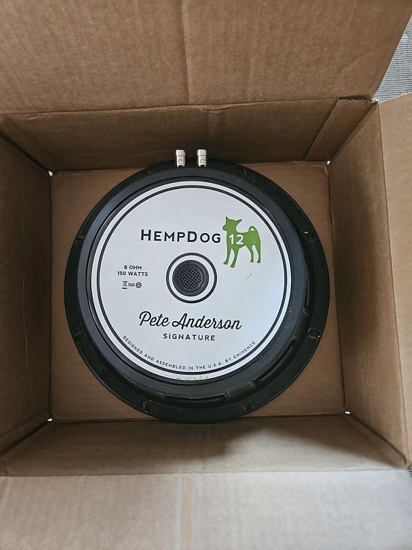 Eminence Pete Anderson Hemp Dog 12 Silver Reverb