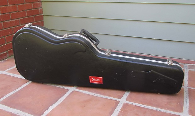 Fender Molded Red Label Guitar Hardshell Case Telecaster Stratocaster