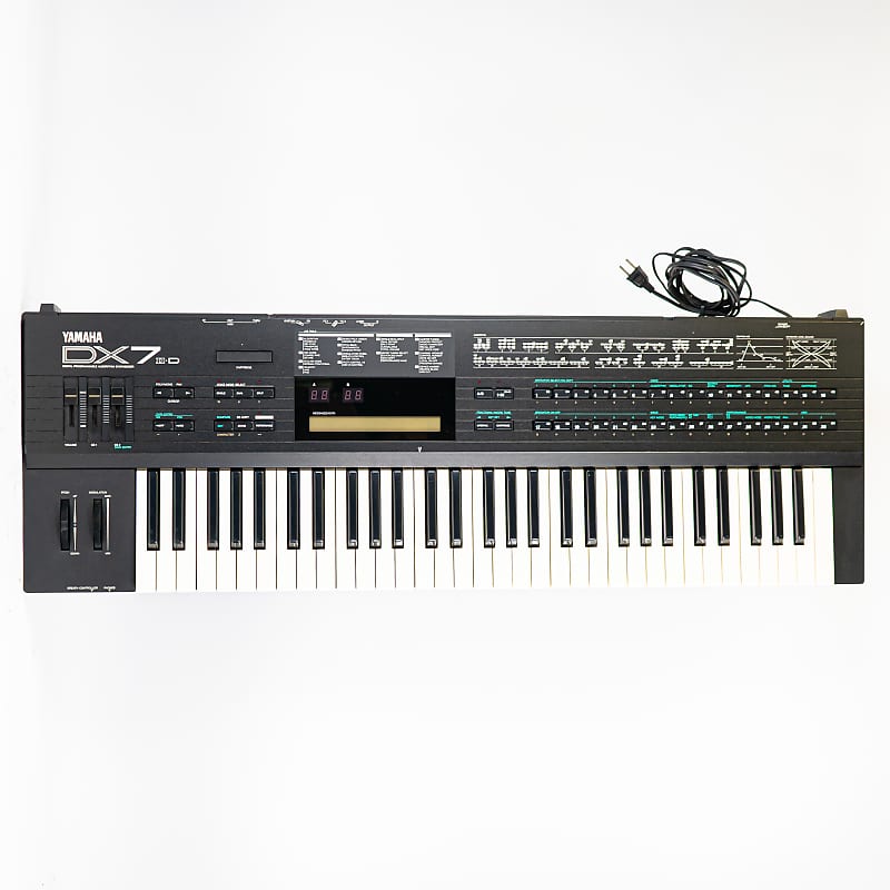 Vintage Yamaha DX7IID Synthesizer - Nostalgic Soundscapes from this Retro Classic image 1