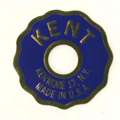 Kent Replica Drum Badge 1960s Blue image 2