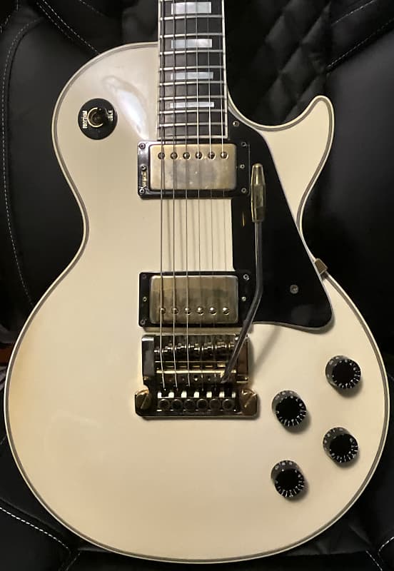希少品 BUROZE LesPaul Custom White ブローズ レスポール