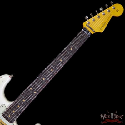 Fender Custom Shop White Lightning Floyd Stratocaster Heavy Relic Rosewood Board 21 Frets Torino Red image 9