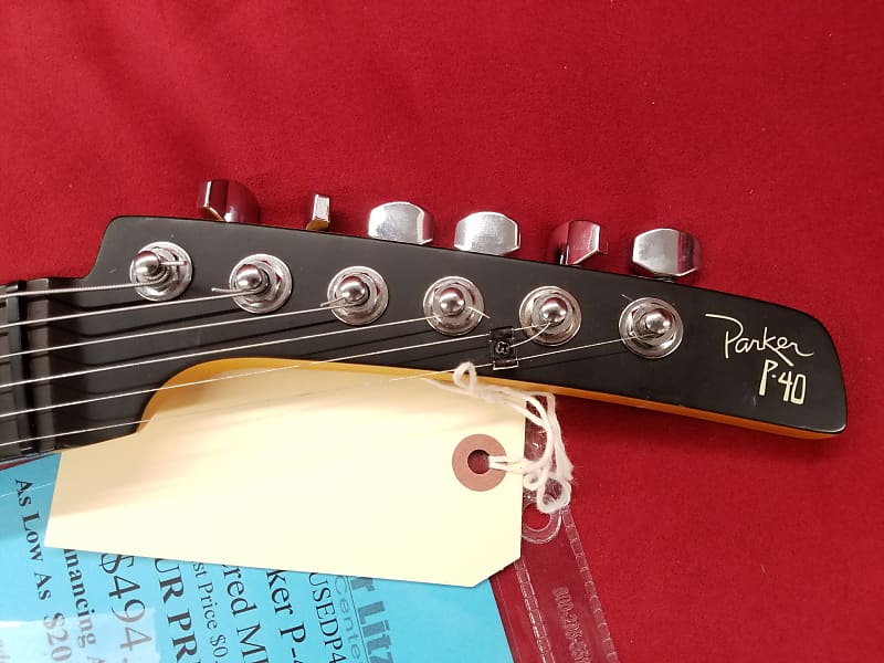 Parker P-40 Electric Guitar HSS with piezo pickup Trans