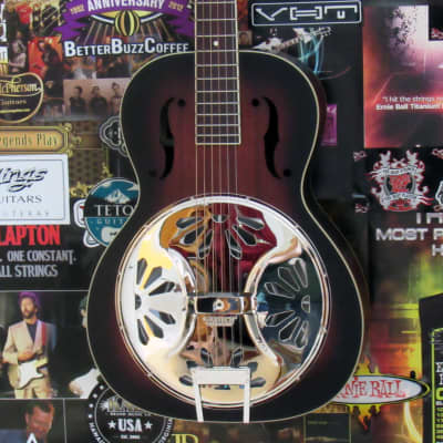 Gretsch G9220 Bobtail Round Neck Electric Resonator Guitar - 2 Color Sunburst image 2
